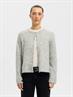 SLWLULU NEW LS KNIT CARDIGAN NOOS light grey melange