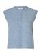 SLWLULU SL BUTTON O-NECK VEST NOOS cashmere blue