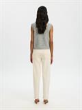SLWLULU SL BUTTON O-NECK VEST NOOS light grey melange