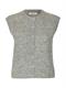 SLWLULU SL BUTTON O-NECK VEST NOOS light grey melange