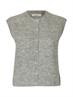 SLWLULU SL BUTTON O-NECK VEST NOOS light grey melange