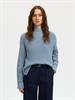 SLWSELMA SUS LS KNIT PULLOVER NOOS dusty blue