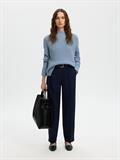 SLWSELMA SUS LS KNIT PULLOVER NOOS dusty blue