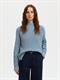SLWSELMA SUS LS KNIT PULLOVER NOOS dusty blue