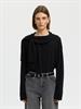 SLWTHEA LS KNIT MERINO O-NECK NOOS black