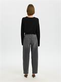 SLWTHEA LS KNIT MERINO O-NECK NOOS black