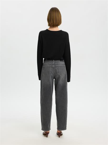 SLWTHEA LS KNIT MERINO O-NECK NOOS black