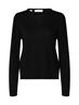 SLWTHEA LS KNIT MERINO O-NECK NOOS black