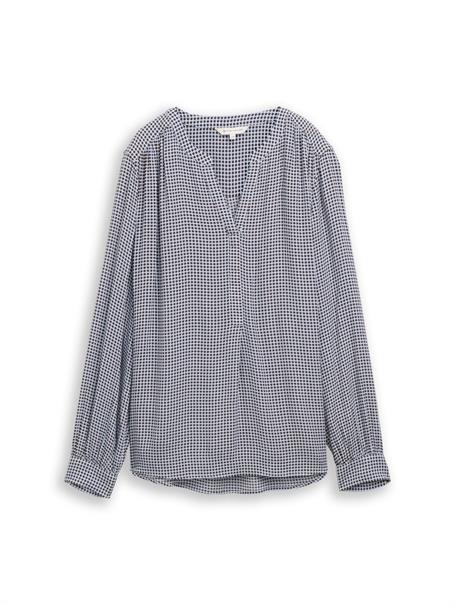 small blue brown dot print