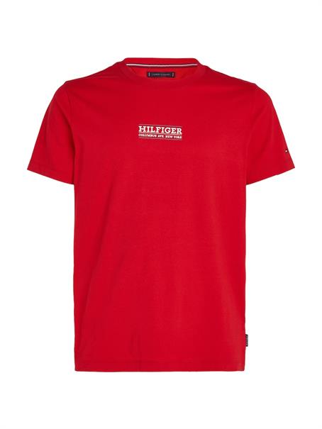SMALL HILFIGER TEE primary red