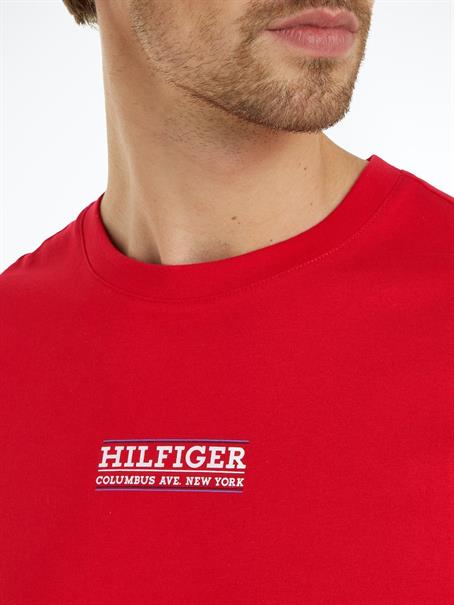 SMALL HILFIGER TEE primary red