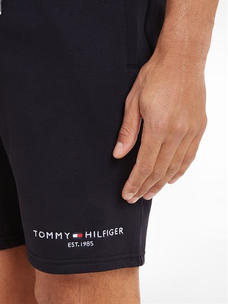 SMALL TOMMY LOGO SWEATSHORTS black