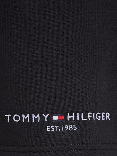 SMALL TOMMY LOGO SWEATSHORTS black