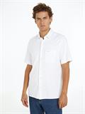 SMOOTH COTTON POCKET S/S SHIRT bright white