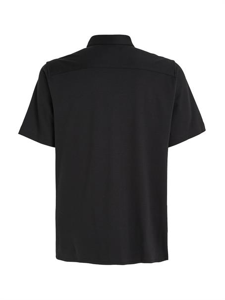 SMOOTH COTTON POCKET S/S SHIRT ck black