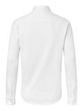 SMOOTH COTTON POCKET SLIM SHIRT bright white