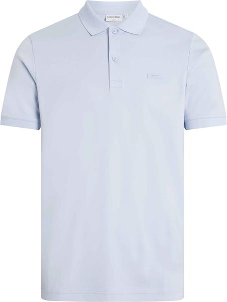 SMOOTH COTTON SLIM POLO blue