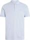 SMOOTH COTTON SLIM POLO blue