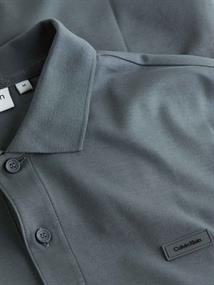 SMOOTH COTTON SLIM POLO grey