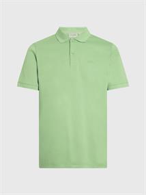 SMOOTH COTTON SLIM POLO quiet green