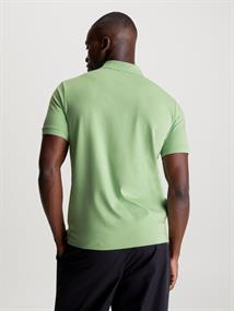 SMOOTH COTTON SLIM POLO quiet green