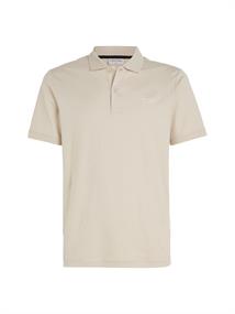 SMOOTH COTTON SLIM POLO stony beige