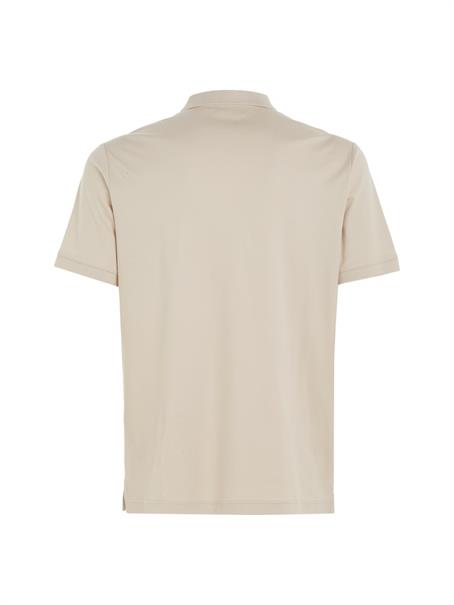 SMOOTH COTTON SLIM POLO stony beige