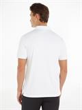SMOOTH COTTON WELT ZIP POLO bright white