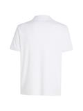 SMOOTH COTTON WELT ZIP POLO bright white