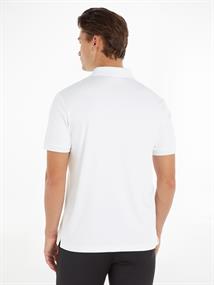 SMOOTH COTTON WELT ZIP POLO bright white