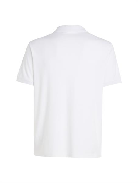 SMOOTH COTTON WELT ZIP POLO bright white