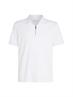 SMOOTH COTTON WELT ZIP POLO bright white