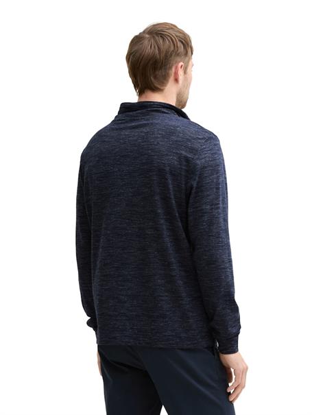 Snood Langarmshirt mit Brusttasche sky captain blue stripy inject