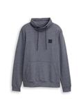 Snood Sweatshirt in Melange-Optik navy grindle structure