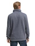 Snood Sweatshirt in Melange-Optik navy grindle structure