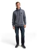Snood Sweatshirt in Melange-Optik navy grindle structure
