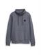 Snood Sweatshirt in Melange-Optik navy grindle structure