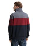Snood Sweatshirt mit Colour Blocking cabarnet bordeaux red