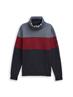 Snood Sweatshirt mit Colour Blocking cabarnet bordeaux red