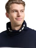 Snood Sweatshirt mit Colour Blocking navy grindle structure