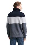 Snood Sweatshirt mit Colour Blocking navy grindle structure