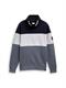 Snood Sweatshirt mit Colour Blocking navy grindle structure
