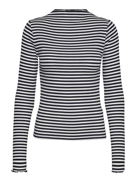 snow white-navy blazer