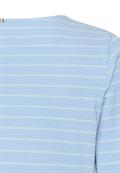 soft blue stripes