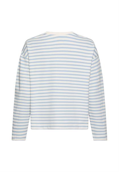 soft blue stripes