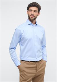 Soft Luxury Shirt Twill Langarm hellblau