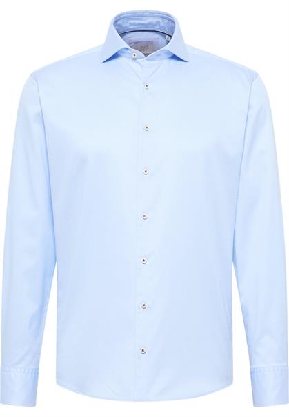 Soft Luxury Shirt Twill Langarm hellblau