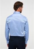 Soft Luxury Shirt Twill Langarm mittelblau