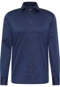 Soft Luxury Shirt Twill Langarm navy