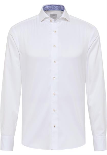 Soft Luxury Shirt Twill Langarm off-white